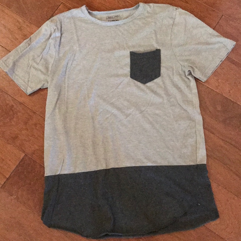 Men’s Casual Grey two tone Shirt